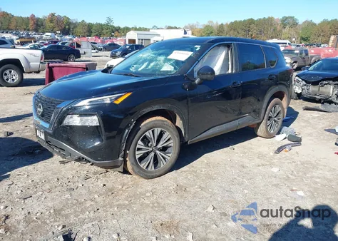 2022 Nissan Rogue Sv Fwd from USA, damaged, VIN 5N1BT3BA4NC733323
